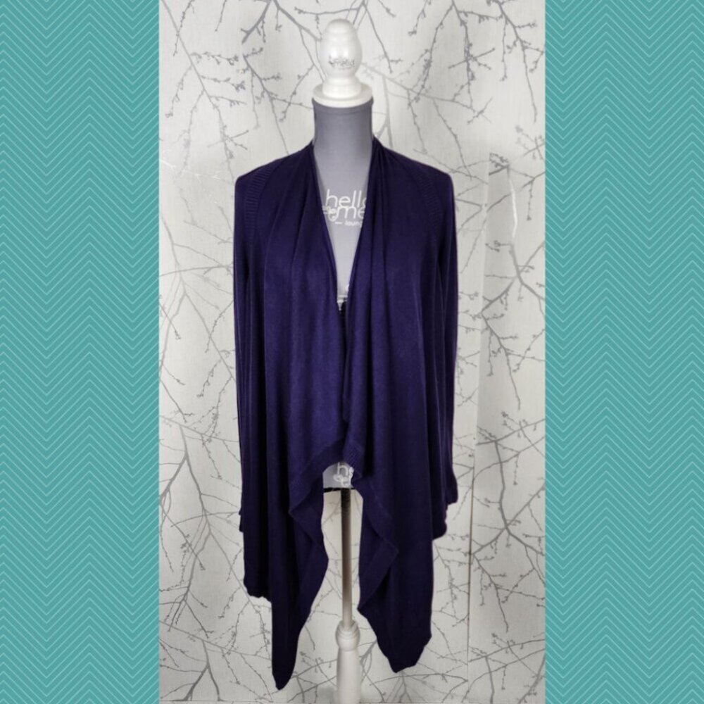Lululemon Purple Boolux Knit Express Yourself Waterfall Cardigan Whimsigoth